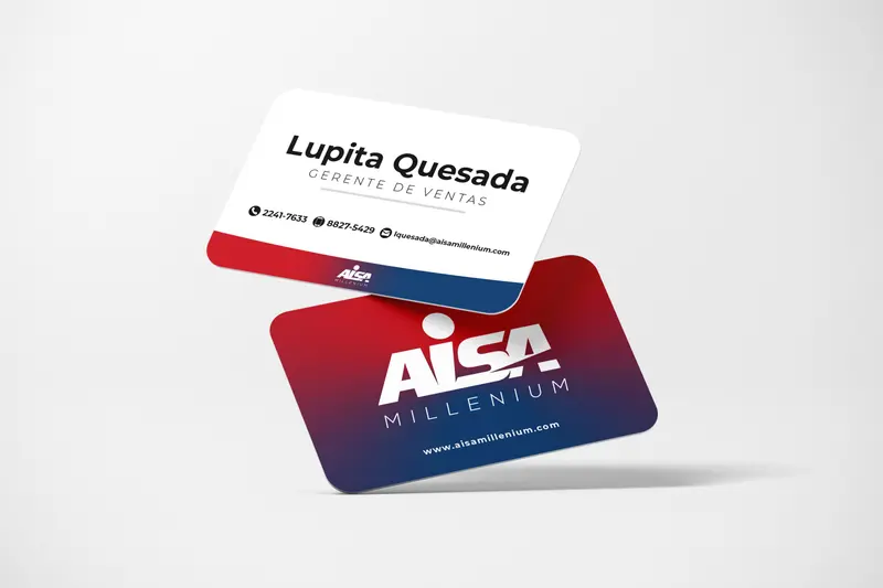 Tarjetas de presentación — AISA Millenium